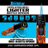 WHOLESALE TORCH STICK LIGHTER BOTTLE OPENER 20 PIECES PER DISPLAY 25101