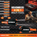 ROUGHNECK 8-IN-1 MULTI-TOOL 6 - STORE SURPLUS NO DISPLAY - PIECES PER PACK 25116L