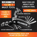 16 in 1 Tool Multi Tool - Store Surplus No Display - 6 Pieces Per Pack 25117L STORE SURPLUS