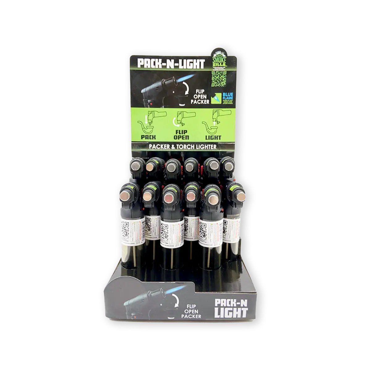 Pack and Light Torch Lighter - 12 Pieces Per Retail Ready Display 25120 WHOLESALE