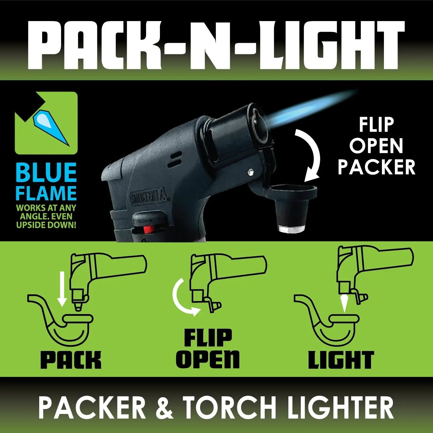 Pack and Light Torch Lighter - 12 Pieces Per Retail Ready Display 25120 WHOLESALE