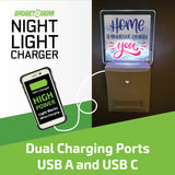 Night Light Charger - 6 Pieces Per Retail Ready Display 25132