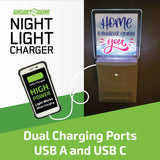 Night Light Charger - Store Surplus No Display - 6 Pieces Per Pack 25132L