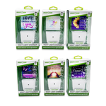 Night Light USB / USB-C Dual Port AC Wall Charger - 6 Pieces Per Retail Ready Display 25132 - NOVELTY INC WHOLESALE