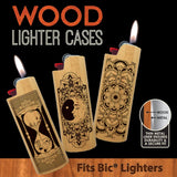 Wood Lighter Case - 12 Pieces  - Store Surplus No Display -  25137L STORE SURPLUS
