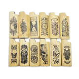 Wood Lighter Case - 12 Pieces  - Store Surplus No Display -  25137L STORE SURPLUS