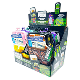 Neoprene Cigarette Pouch with Pocket - 8 Pieces Per Retail Ready Display 25138 - NOVELTY INC WHOLESALE