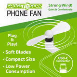 USB-C Phone Fan Attachment - 6 Pieces Per Retail Ready Display 25225