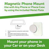 Car/Desk Magnetic Phone Mount - Store Surplus No Display - 6 Pieces Per Retail Ready Display 25233L