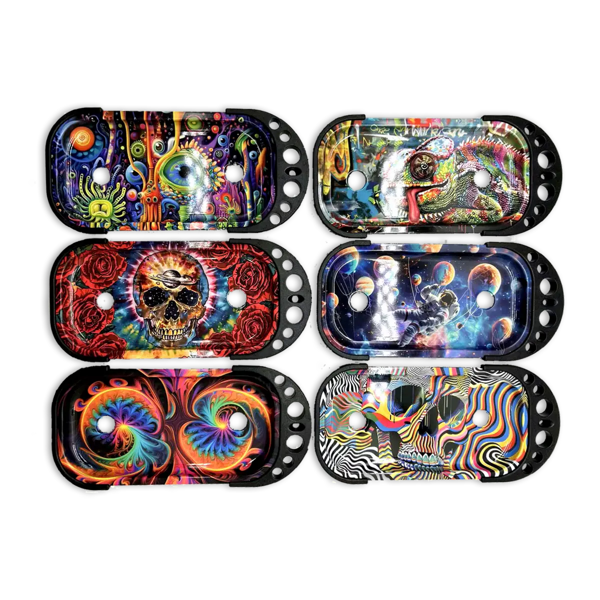 Folding Metal Tray Rolling Console - Store Surplus No Display - 6 Pieces Per Pack 25267L STORE SURPLUS