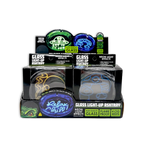 Light-Up Glass Ashtray - 6 Pieces Per Retail Ready Display 25271 - NOVELTY INC WHOLESALE