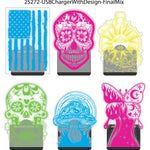 Car Charger DC Dual Port USB / USB-C with Illuminating Effects - 6 Pieces Per Retail Ready Display 25272 WHOLESALE