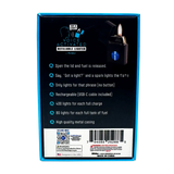 Voice Activated Flip Top Lighter - 6 Pieces Per Retail Ready Display 25288 TORCH BLUE