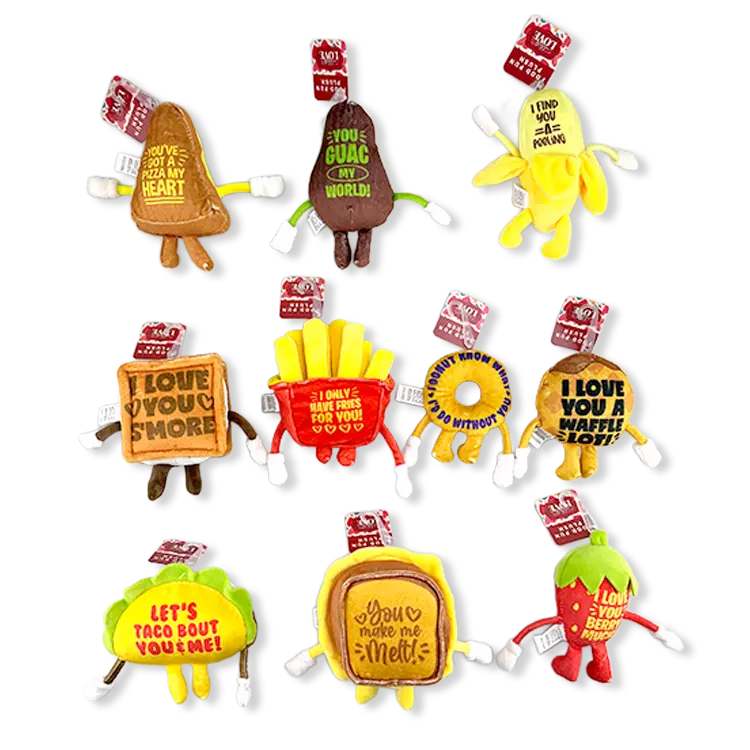 Food Plush - Store Surplus No Display - 12 Pieces Per Pack 25435L STORE SURPLUS