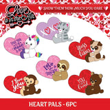 Valentine's Day Rose Plush and Gift Assortment Floor Display - 58 Pieces Per Retail Ready Display 88576 KIPP BROTHERS