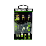 Multi-Tool Charging Cable Coil Lighter Flashlight Dual USB-C Ports with USB to USB-C - 6 Pieces Per Retail Ready Display 25318 WHOLESALE