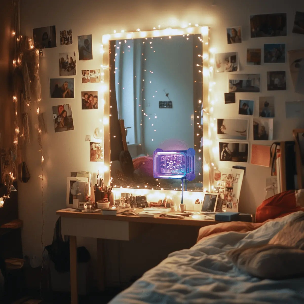 Light-Up Patriotic Parent Suction Cup Mount Car Sign - 6 Pieces Per Retail Ready Display 25319 - NOVELTY INC WHOLESALE