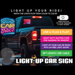 Light-Up Patriotic Parent Suction Cup Mount Car Sign - 6 Pieces Per Retail Ready Display 25319 - NOVELTY INC WHOLESALE