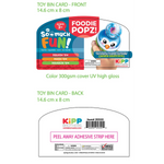 Foodie Popz Squeeze Toy - 6 Pieces Per Retail Ready Display 25320 WHOLESALE