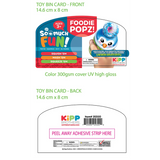 Foodie Popz Squeeze Toy - 6 Pieces Per Retail Ready Display 25320 KIPP BROTHERS