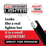 Practical Joke Gag Squirt Lighter - Store Surplus No Display - 12 Pieces Per Pack 25321L STORE SURPLUS