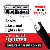Practical Joke Gag Squirt Lighter - Store Surplus No Display - 12 Pieces Per Pack 25321L STORE SURPLUS