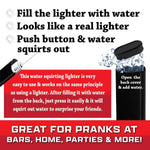 Practical Joke Gag Squirt Lighter - Store Surplus No Display - 12 Pieces Per Pack 25321L STORE SURPLUS