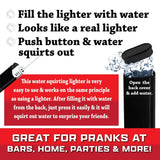 Practical Joke Gag Squirt Lighter - Store Surplus No Display - 12 Pieces Per Pack 25321L STORE SURPLUS