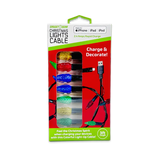 Christmas Light 3FT USB-to-Lightning / USB-C Sync and Charge Cables - 6 Pieces Per Display 25327 STORE SURPLUS