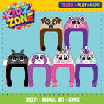 Kids Zone Plush Assortment Floor Display - 30 Pieces Per Retail Ready Display 88564 WHOLESALE