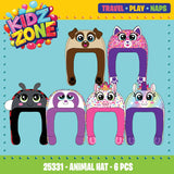 Kids Zone Plush Assortment Floor Display - 30 Pieces Per Retail Ready Display 88564 WHOLESALE