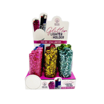 Glitter Lighter Case - 12 Pieces Per Retail Ready Display 25375 WHOLESALE