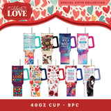 Valentine's Day Glass and Gift Assortment Floor Display - 57 Pieces Per Retail Ready Display 88573