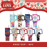Valentine's Day Glass and Gift Assortment Floor Display - 57 Pieces Per Retail Ready Display 88573 - NOVELTY INC WHOLESALE