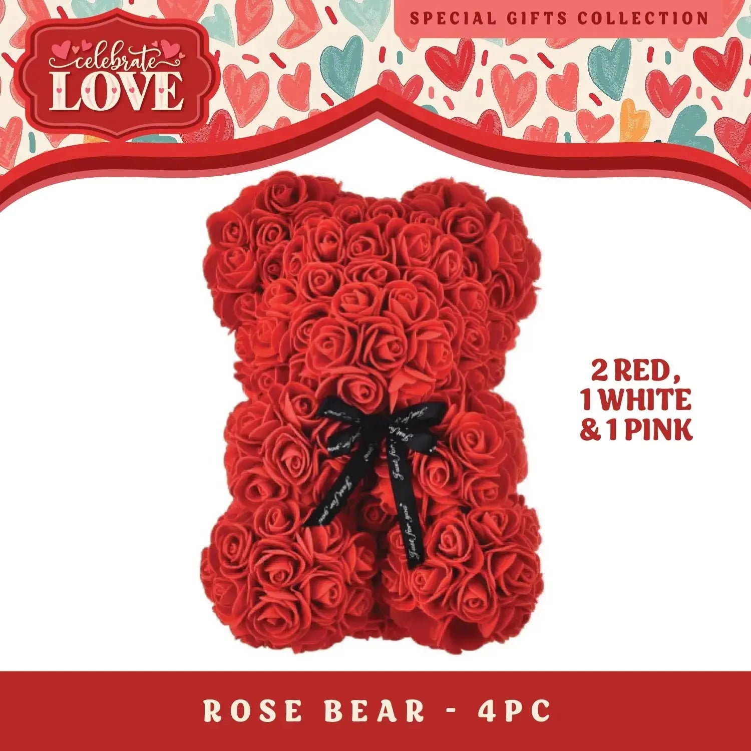 Valentine's Day Glass and Gift Assortment Floor Display - 57 Pieces Per Retail Ready Display 88574 KIPP BROTHERS