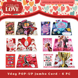 Valentine's Day Glass and Gift Assortment Floor Display - 57 Pieces Per Retail Ready Display 88574