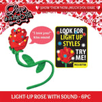 Valentine's Day Rose Plush and Gift Assortment Floor Display - 58 Pieces Per Retail Ready Display 88575 KIPP BROTHERS