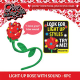 Valentine's Day Rose Plush and Gift Assortment Floor Display - 58 Pieces Per Retail Ready Display 88575 KIPP BROTHERS
