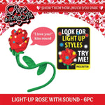 Valentine's Day Rose Plush and Gift Assortment Floor Display - 58 Pieces Per Retail Ready Display 88575 KIPP BROTHERS