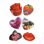 Valentine's Day Rose Plush and Gift Assortment Floor Display - 58 Pieces Per Retail Ready Display 88576 KIPP BROTHERS