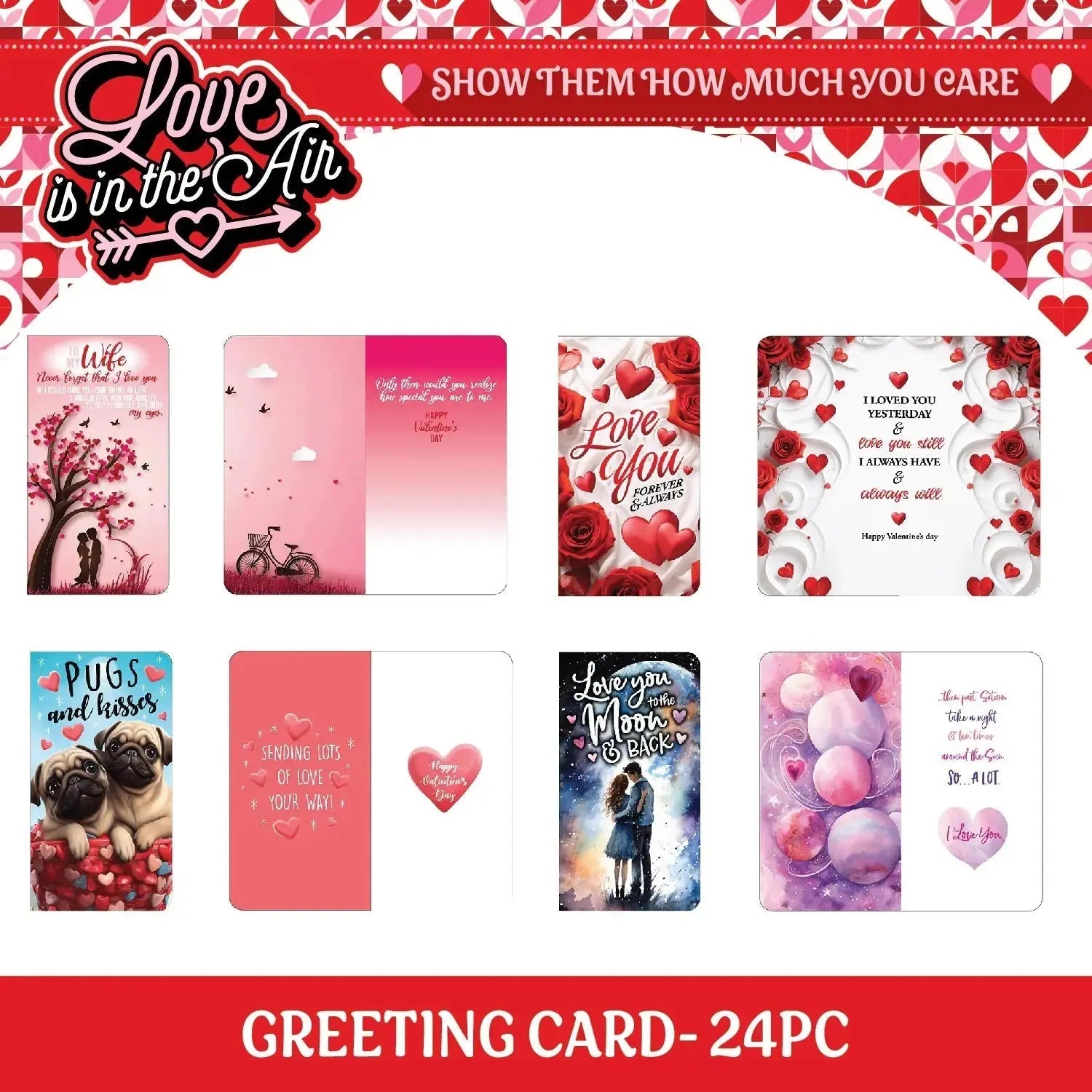 Valentine's Day Rose Plush and Gift Assortment Floor Display - 58 Pieces Per Retail Ready Display 88575 KIPP BROTHERS