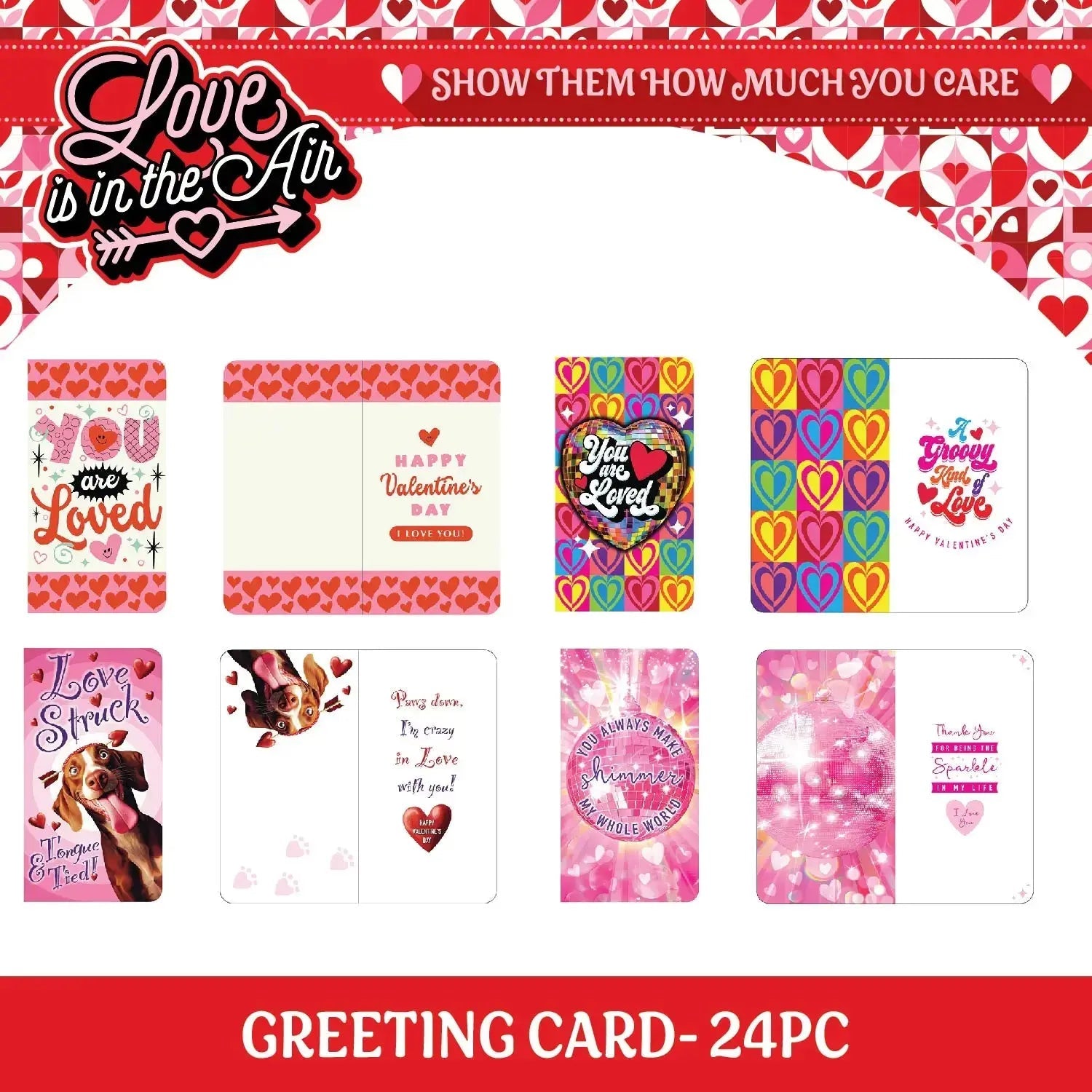 Jumbo Greeting Card - Store Surplus No Display - 24 Pieces Per Pack 25463L STORE SURPLUS