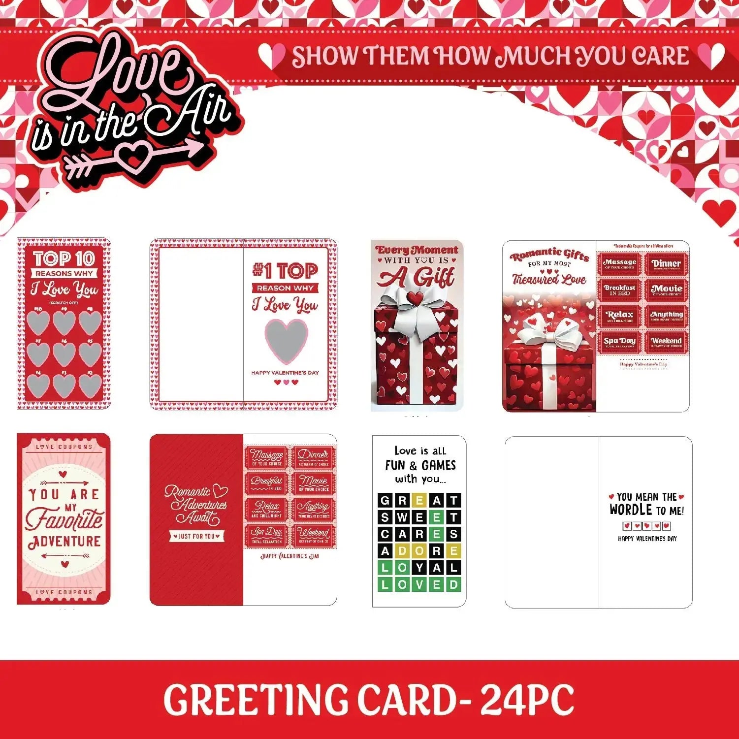 Valentine's Day Rose Plush and Gift Assortment Floor Display - 58 Pieces Per Retail Ready Display 88575 KIPP BROTHERS