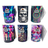 Full Print Butt Bucket Ashtray with LED Light - Store Surplus No Display - 6 Pieces Per Pack 25480L STORE SURPLUS