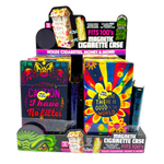 100s Cigarette Storage Case With Magnetic Lighter Case - 8 Pieces Per Retail Ready Display 25481 - NOVELTY INC WHOLESALE