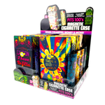 100s Cigarette Storage Case With Magnetic Lighter Case - 8 Pieces Per Retail Ready Display 25481 - NOVELTY INC WHOLESALE