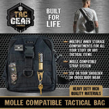 Mini MOLLE Tactical Sling Bag with Strap - 4 Pieces Per Retail Ready Display 25486 - NOVELTY INC WHOLESALE