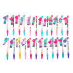 Beaded Inspirational Ink Pen with Charm - 24 Pieces Per Retail Ready Display 25489 WHOLESALE