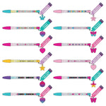 Beaded Inspirational Ink Pen with Charm - 24 Pieces Per Retail Ready Display 25489 WHOLESALE