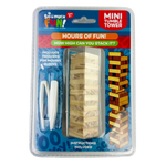 Classic Mini Tumble Tower Wooden Game - 6 Pieces Per Display 25491 KIPP BROTHERS